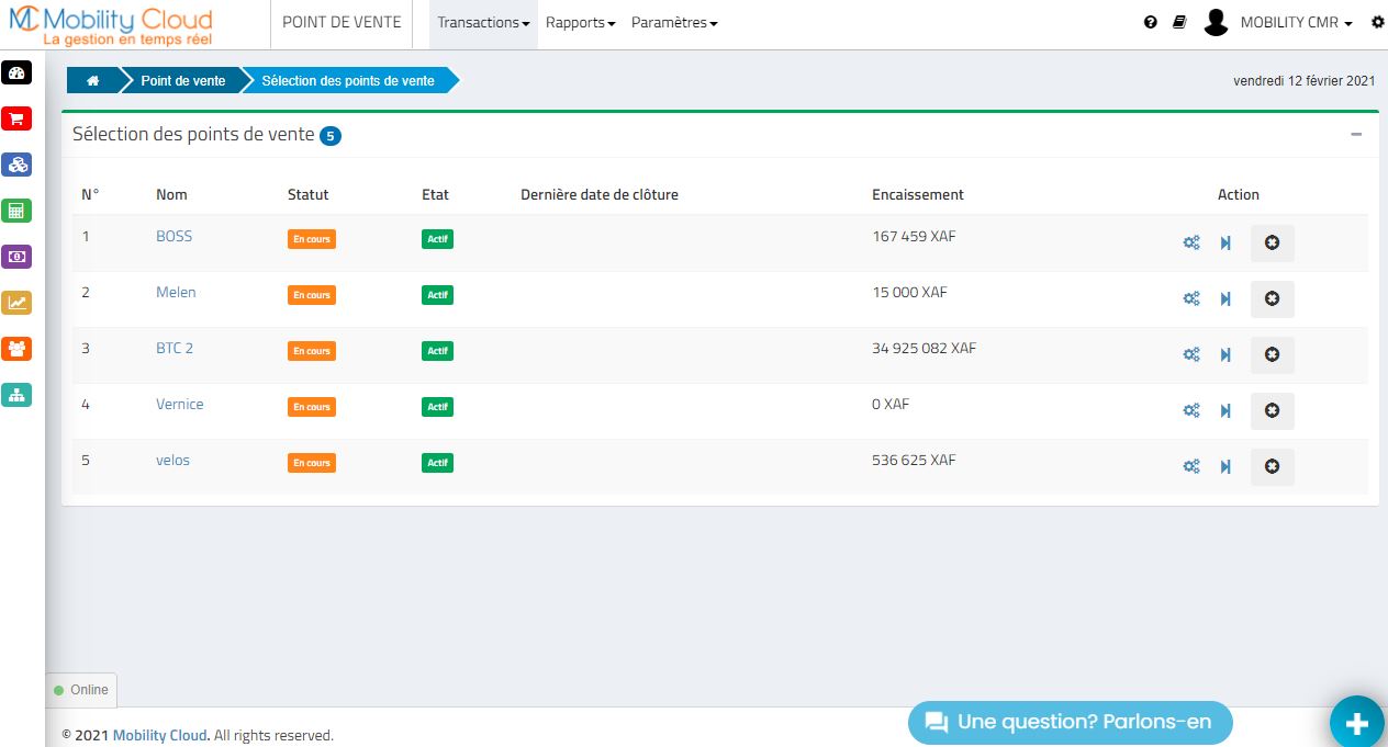 Visibilité en temps réel